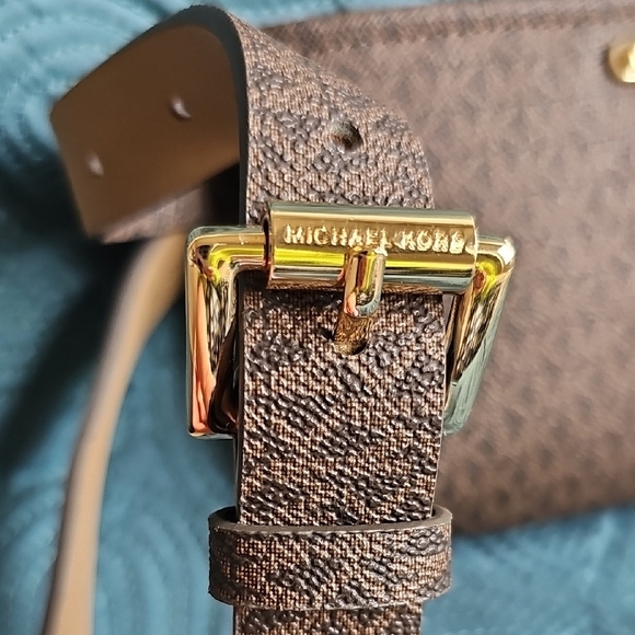 Michael Kors Brown Belt Bag with Signature Monogram NWT - Picture 3 of 5